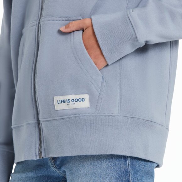 Women's LIG Golden Landscape Simply True Fleece Zip Hoodie - Picture 2 of 10